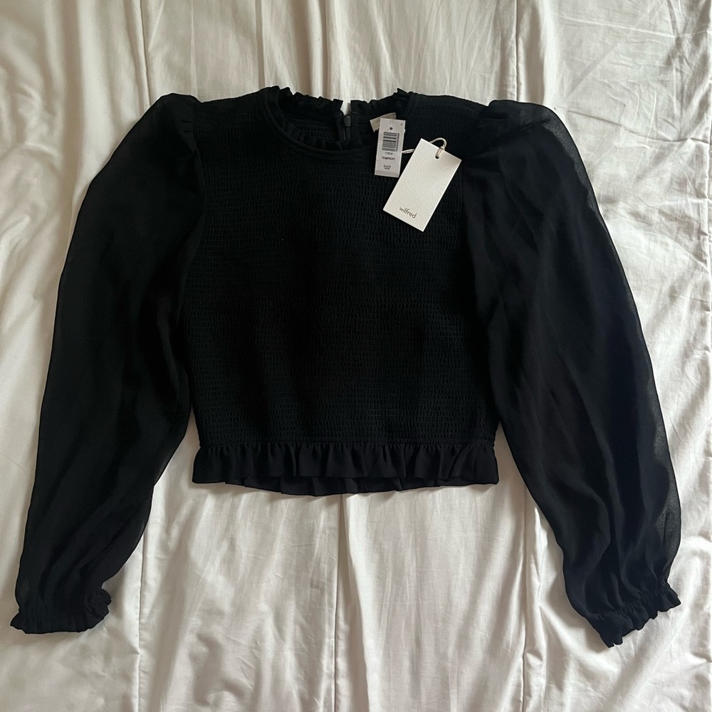 Wilfred Tempest Blouse Black Small